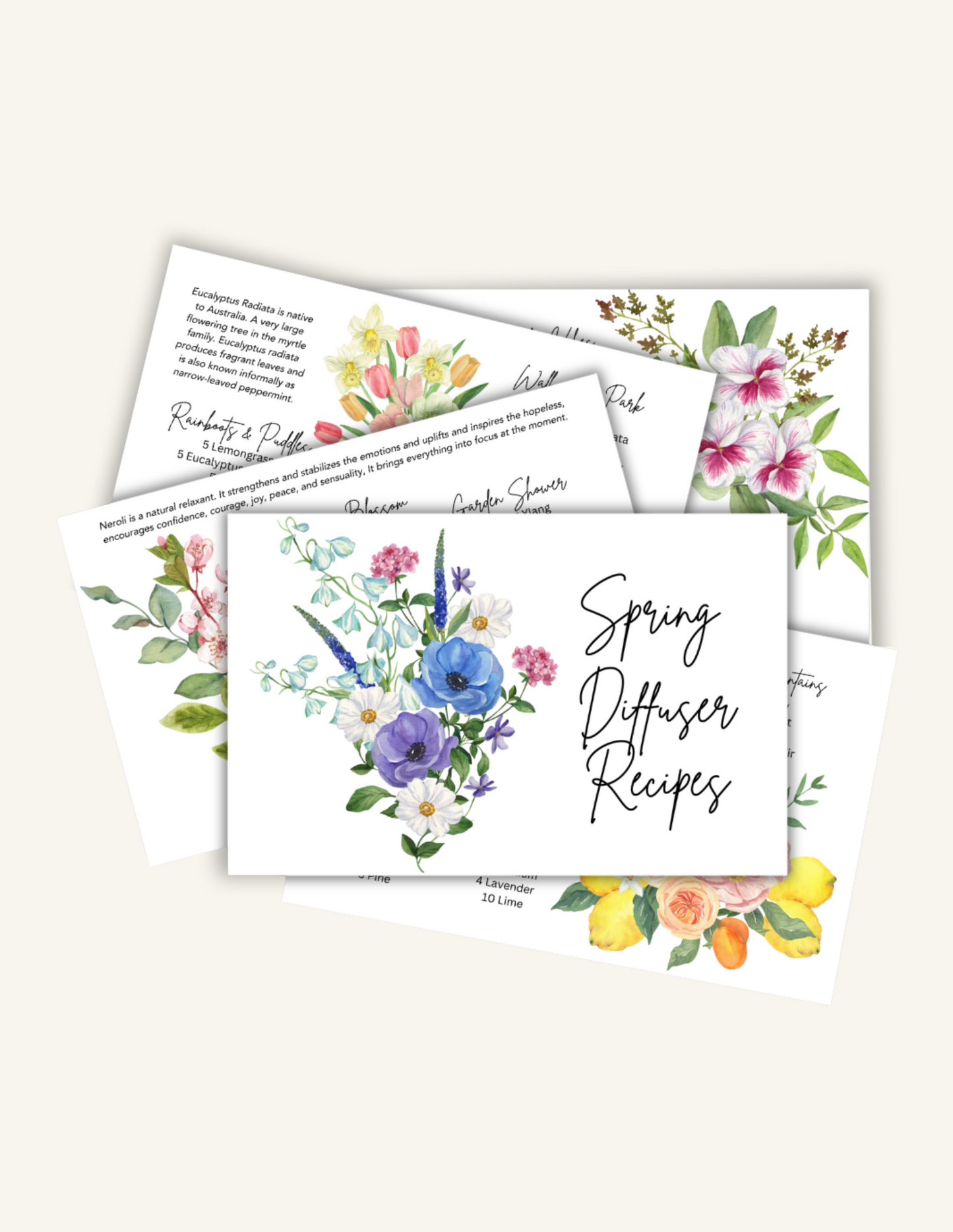 Spring Diffuser Recipes